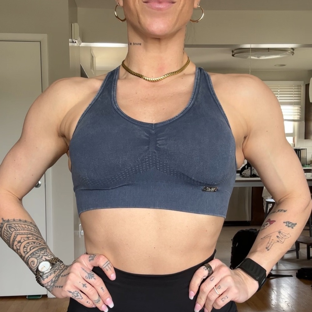 Bombshell Sportswear Mineral Seamless Bra - Neptune Blue
